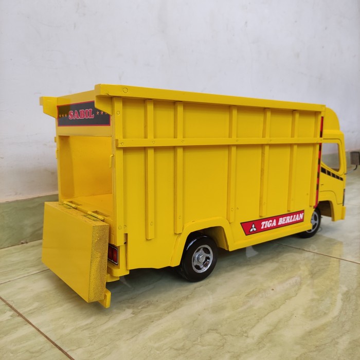 PROMO BERKUALITAS MINIATUR MOBIL TRUK OLENG KAYU TRUCK MOBILAN BESAR BAGUS TERLARIS