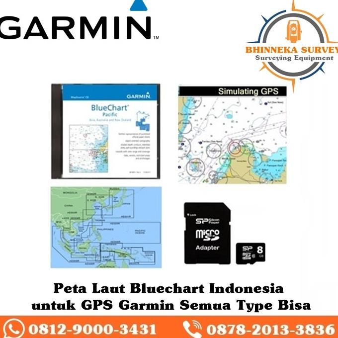 Peta Laut Bluechart Indonesia untuk GPS Garmin Fishfinder 585/585 Plus