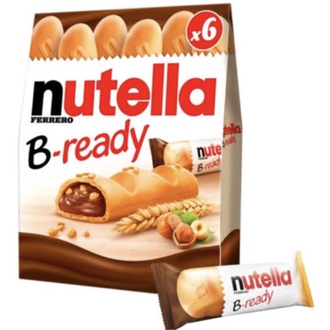 

Original Biskuit Nutella B-Ready Bready Be Ready Pack 132Gr 132 Gr isi 6 