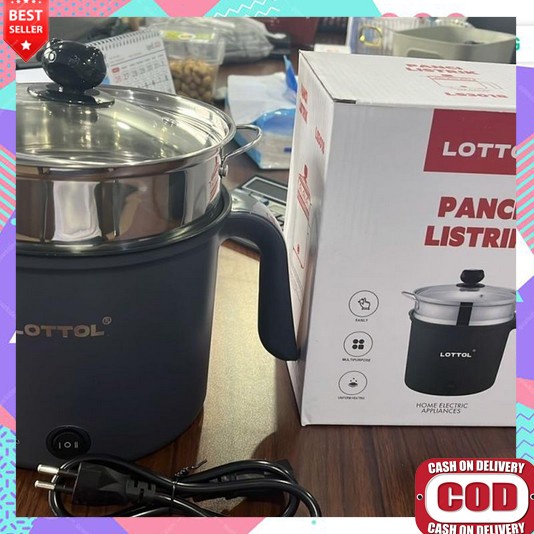 Set Panci Masak Sayur Wajan Teflon Komplit Terbaru 2023 Listrik Pancii Jumbo Premium Tutup Kaca Cook