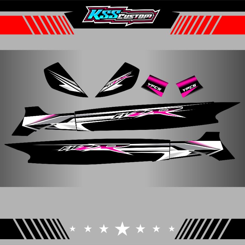 striping fizr striping f1zr stiker les striping fizr striping fizr custom striping fizr full clutch