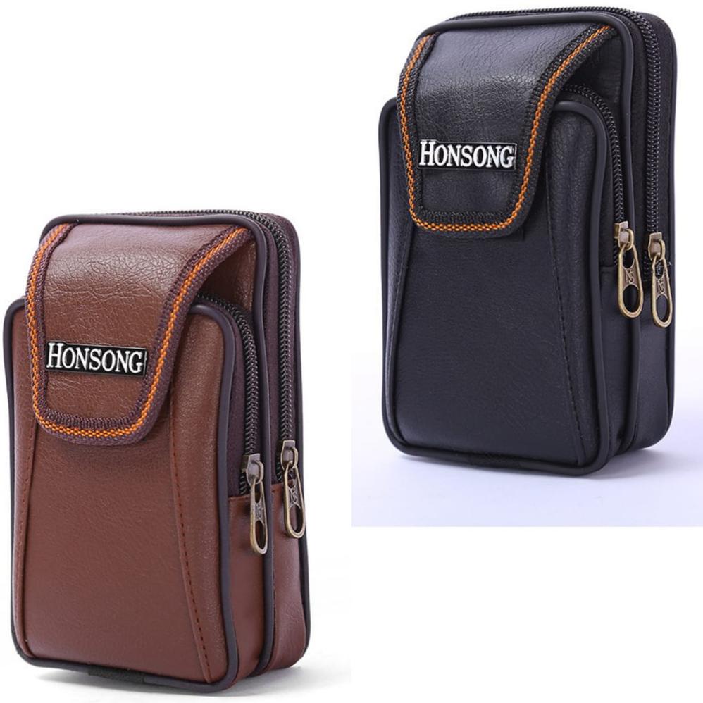 Arjun- DOMPET HP PINGGANG PRIA KULIT PREMIUM ORI SARUNG GLASVE HP COWOK KEREN BATAM BRANDED ORIGINAL