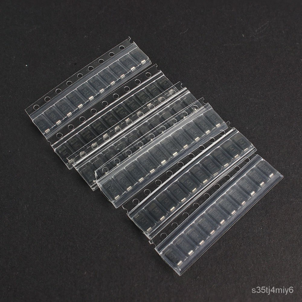 ✅&60PCS/Set SMD Schottky Diode Set M1 M4 M7 SS14 SS24 SS34 SMA Rectifier Diodes Kit 1N4001 1N4004 1N