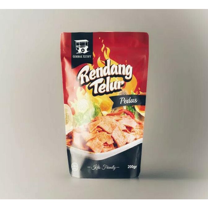 

Kripik Rendang Telur Pedas low carbo sugar free ketogenic
