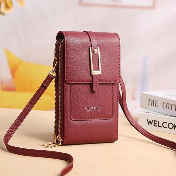 Arjun- DOMPET WANITA TOUCHSCREEN / DOMPET HP / DOMPET PANJANG / SELEMPANG WANITA / DCW 9 Banyak di C