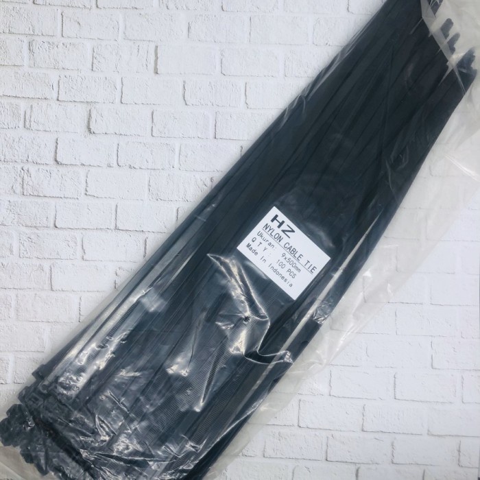 

Terlaris Cable Ties/Kable Tis/Kabel Ties 9 X 500 Mm Hitam