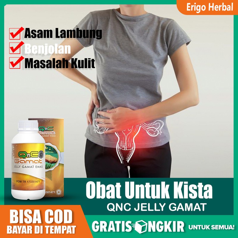 

Obat Kista Ovarium - Bartholin - Endometriosis - Ganglion - Miom QnC Jelly Gamat Asli Di Tangerang