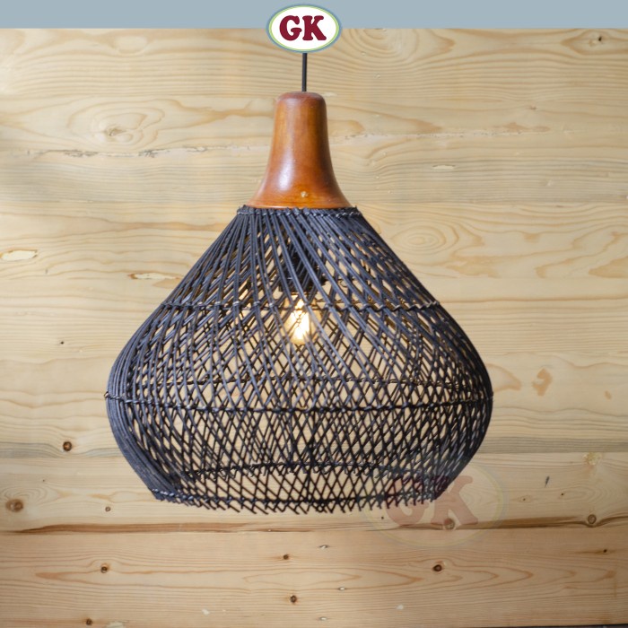 D40 lampu gantung cafe lampu dekorasi /lampu rotan 1047