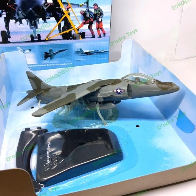 Diecast Skypilot Newray Miniatur Pesawat Tempur Av - 8B Harrier