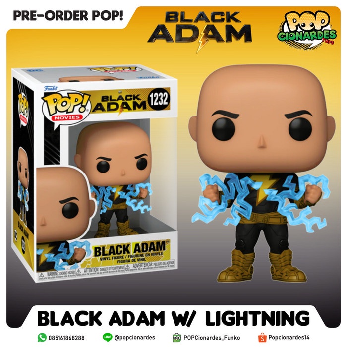 HOT SALE FUNKO POP DC - BLACK ADAM - BLACK ADAM #1232 TERMURAH
