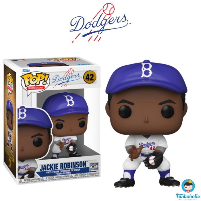HOT SALE FUNKO POP SPORTS LEGENDS MLB BROOKLYN DODGERS - JACKIE ROBINSON #42 TERLARIS