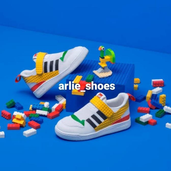 SEPATU ANAK LEGO X ADIDAS KIDS PERFORMENCE BAMBINO WHITE ORIGINAL