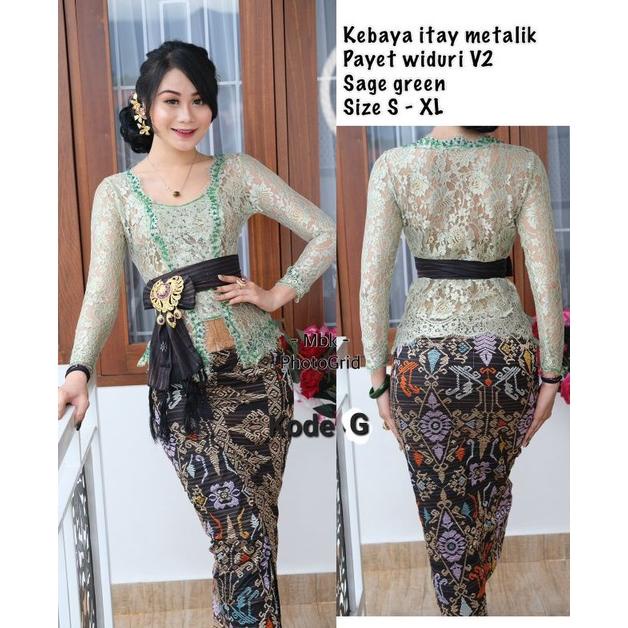 TERPERCAYA KEBAYA ITALY  METALIK PREMIUM V2 qiu2