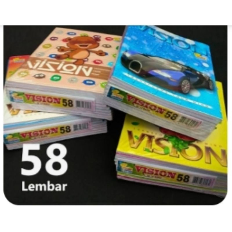

Buku tulis vision 58 lembar