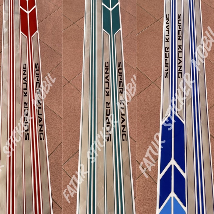 ❅ Stiker mobil kijang super/Sticker Lis body Kijang Super long