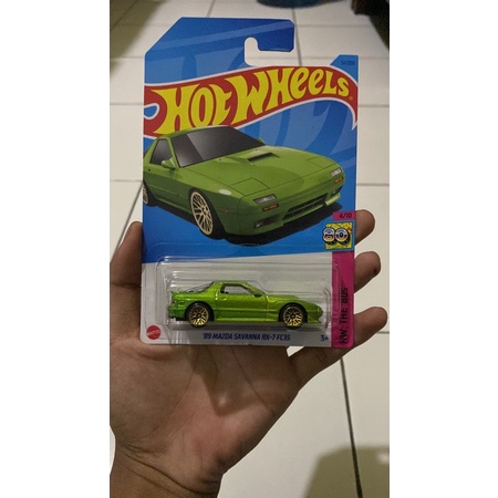 HOTWHEELS 89 MAZDA SAVANNA RX-7 FC35 Hijau
