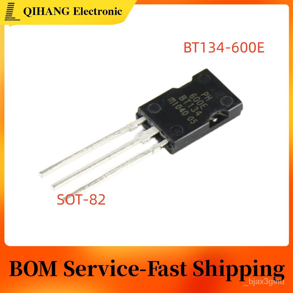 ✅&10PCS BT134-600E BT134-600D BT134 BT134-600 600V 4A Bidirectional SCR thyristor SOT-82