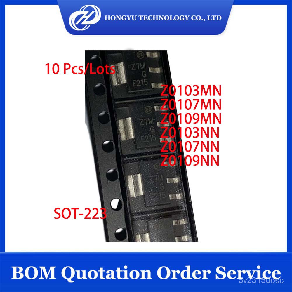 ✅&10 Pcs/Lots Z0103MN Z0107MN Z0109MN Z0103NN Z0107NN Z0109NN Z3M Z7M Z9M Z3N Z7N Z9N SOT-223 SOT223