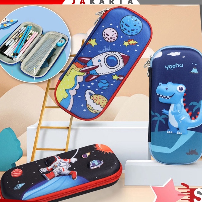 

♠ MMMM 5947 OSM JKT S5626 Kotak Pensil / Tempat Pensil Anak Gambar 3D Bahan EVA Anti Air / Tempat Pensil 3D Model Terbaru / Kotak Alat Tulis 【Penjualan Terbaik】✅COD