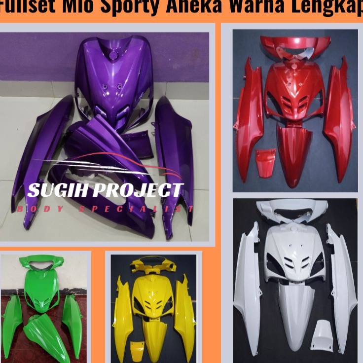 Baru Full Bodi Body Motor Mio Sporty Full Set
