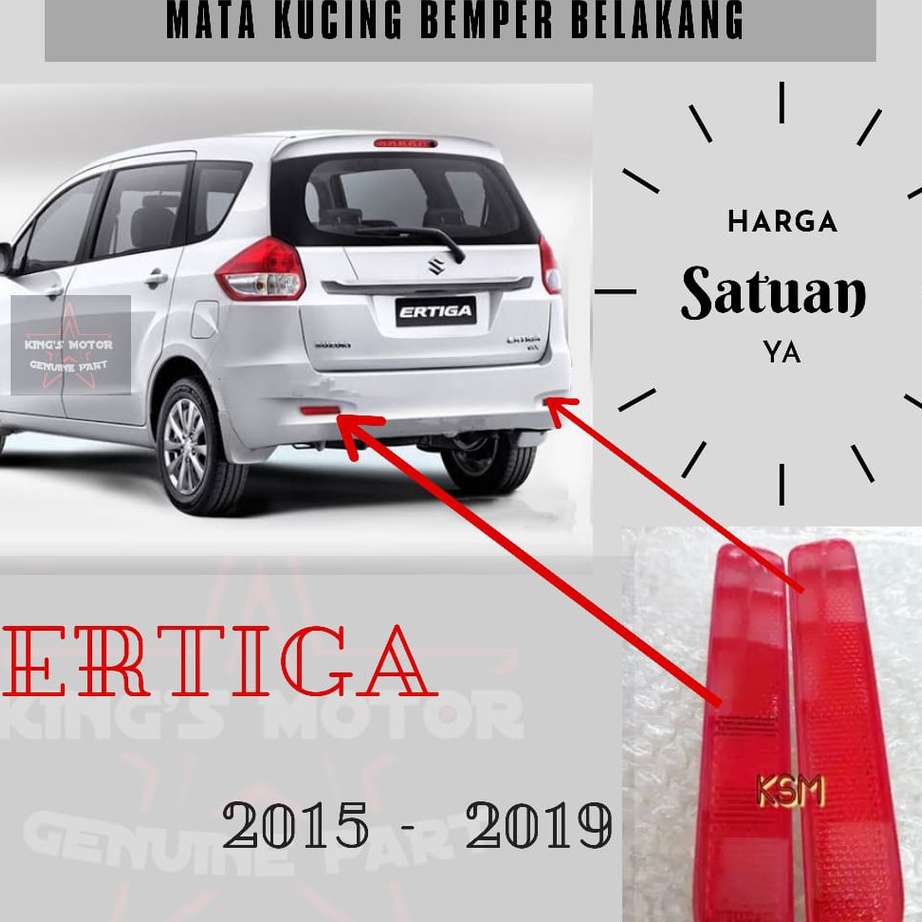 ☆ Mata Kucing Bemper Belakang Ertiga 2015-2019 Original