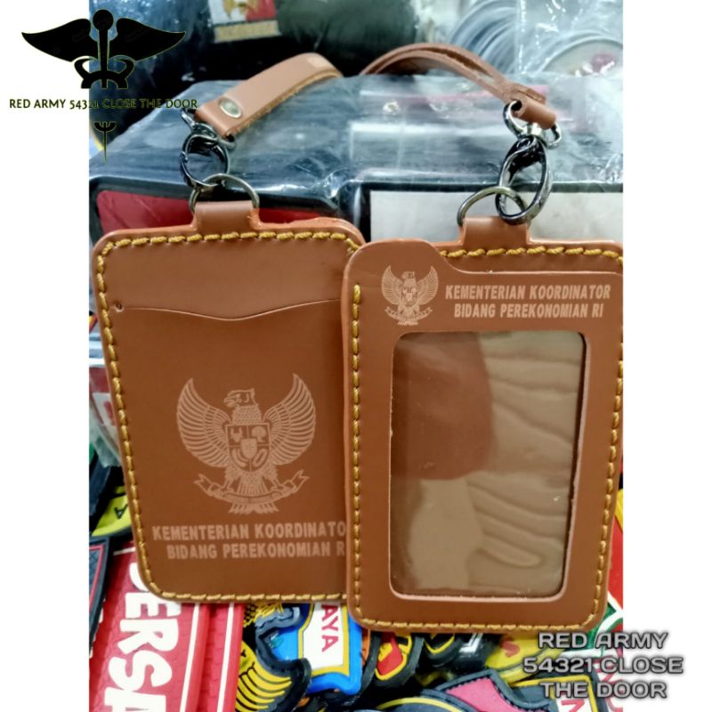 

ID Card Holder Tali Lanyard Name Tag Logo KKBP RI