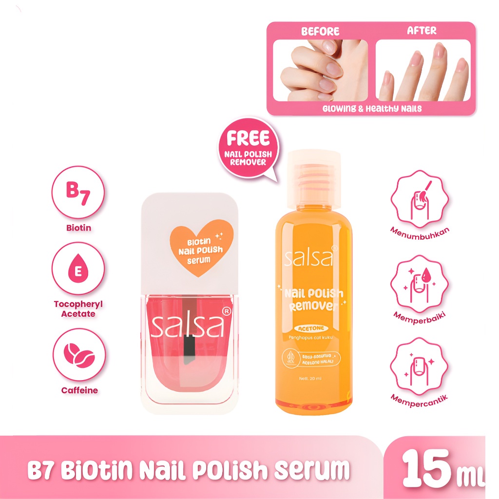 SALSA B7 Biotin Nail Polish Serum - Serum Vitamin Kuku