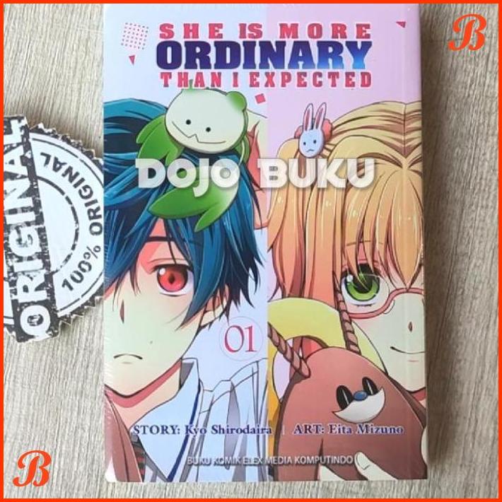 

KOMIK SHE IS MORE ORDINARY THAN I EXPECTED 1 BY KYO SHIRODAIRA, EITA M | DJB