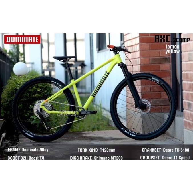 Amu Sepeda Gunung Dominate Axc-2 Comp 11 Speed Alloy Hydraulic Mtb 29 Inch Bestq