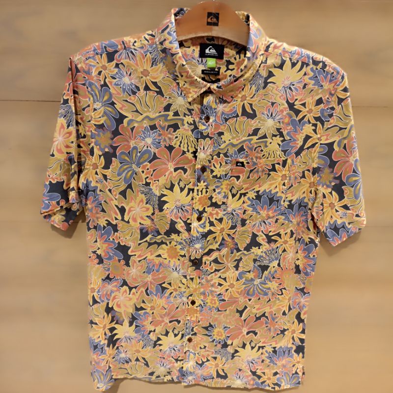 BAJU KEMEJA PRIA QUIKSILVER ORIGINAL SURFADELICA SS