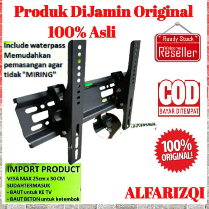 ∞Iod [ TERJAMIN ] BRACKET BREKET BRECKET TV 43 40 32 29 24 21 17 14 "  inch KOKOH & BERKUALITAS LG S