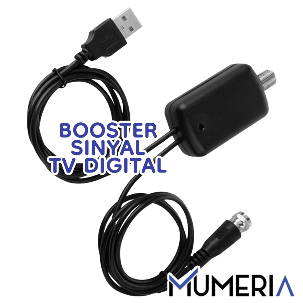 ・ BV Penguat Sinyal Antena TV Digital DVB-T2 Receiver Amplifier Signal Booster 4K HD Televisi Kabel 