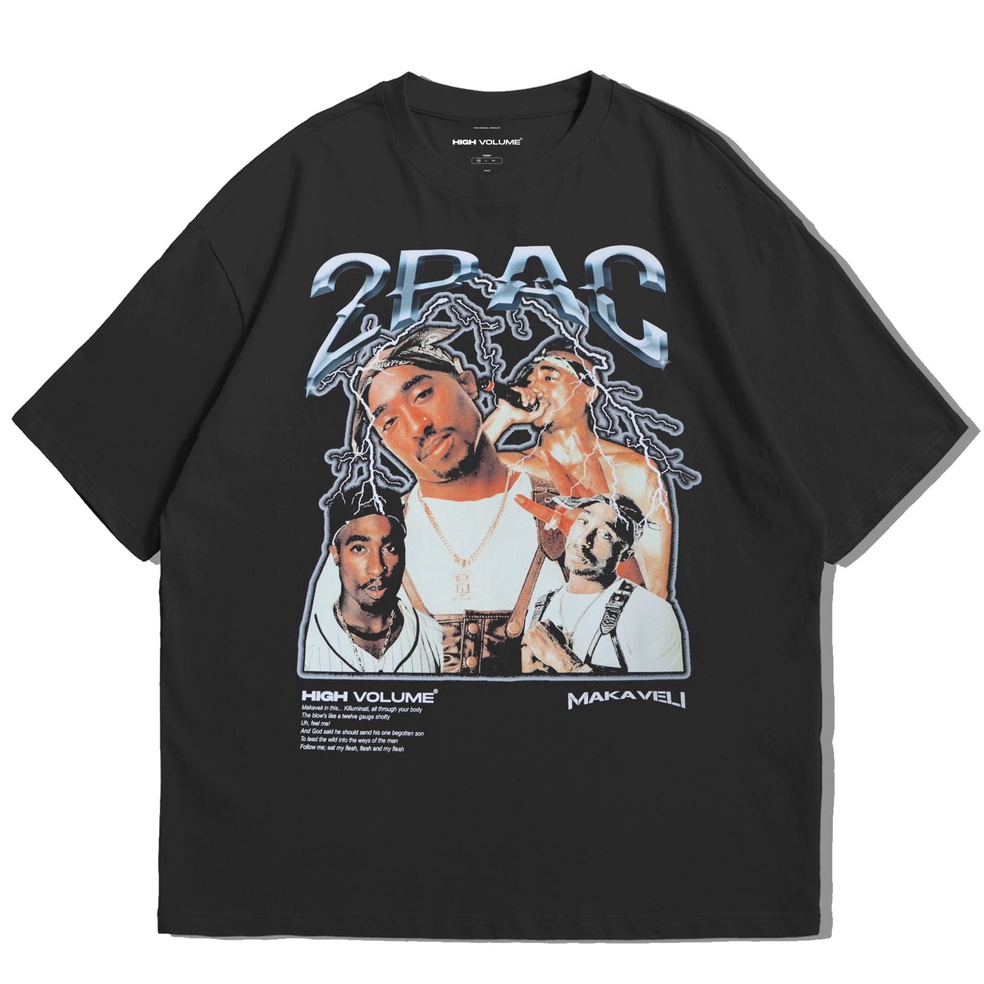 MURAH. T-shirt | Oversize | 2pac | Black | Highvolume