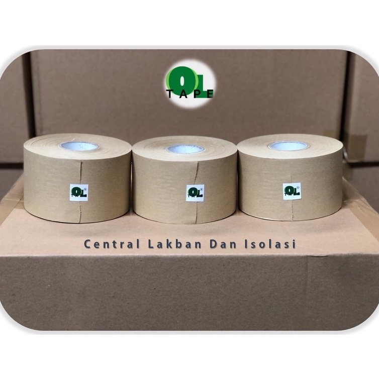 VIRAL. Gummed Tape / Lakban Air. Ukuran: ( 72 mm x 82 Yards )