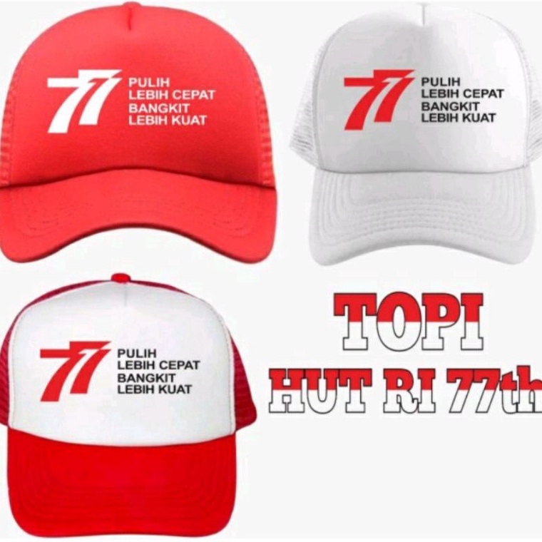 topi hut RI 77 trucker dtr
