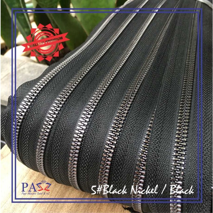 

DAUN RESLETING VISLON GIGI BLACK NICKEL NO.5 HARGA PER ROL ISI 100YARD