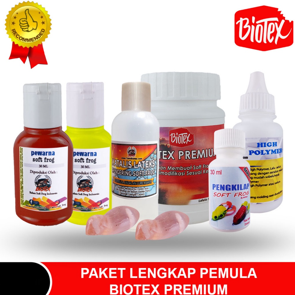 Harga Termurah.. Biotex Premium Paket Lengkap Bahan Bikin Soft Frog
