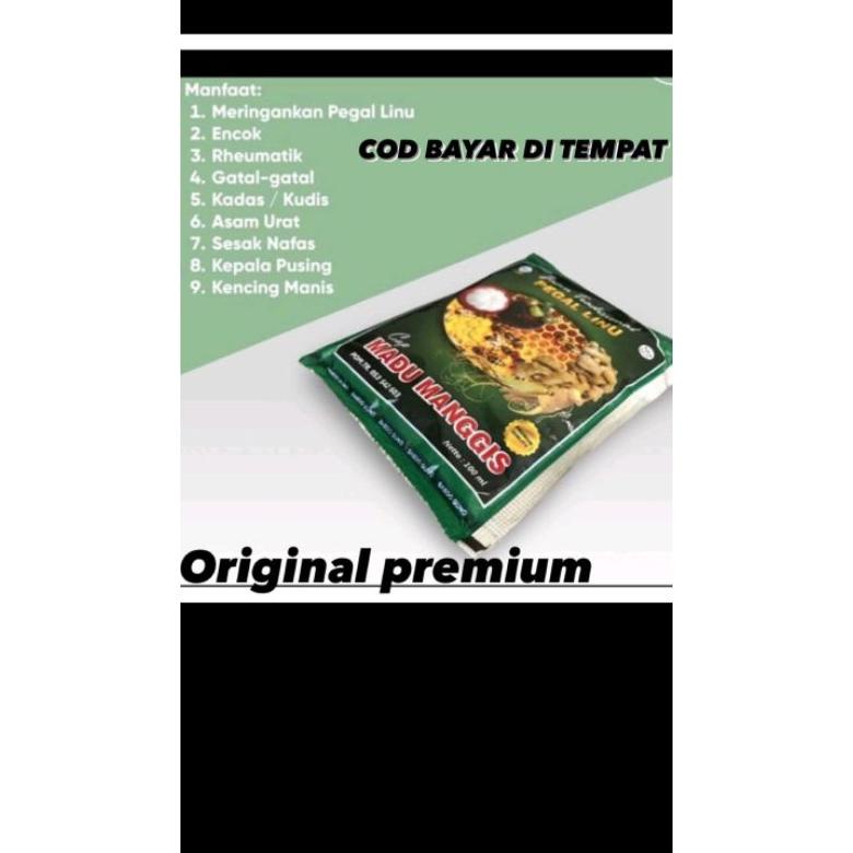 

New - JAMU PEGEL LINU CAP MADU MANGGIS isi 12 sachet .,