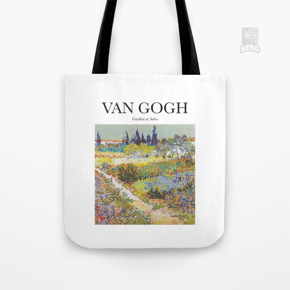 Tote Bag Kanvas Van Gogh - Garden at Arles