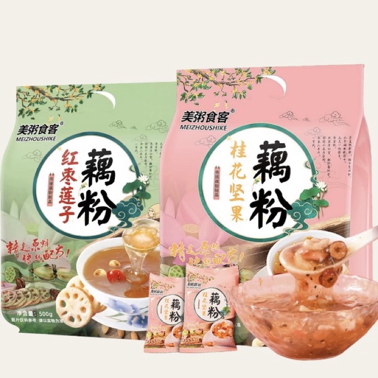 

STAR 12.12 Bubuk Akar Teratai Lotus Root Powder Sachet 500gr - OU FEN SACHET - Sarapan Bergizi - Obat Maag - Sahabat Gerd / Asam Lambung