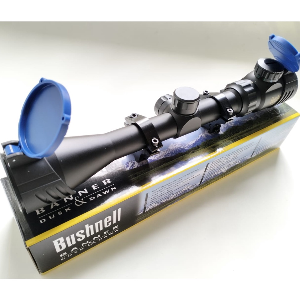 Terlaris.. Telescope / Teleskop Bushnell 3-9x40 EG TUTUP FLIP