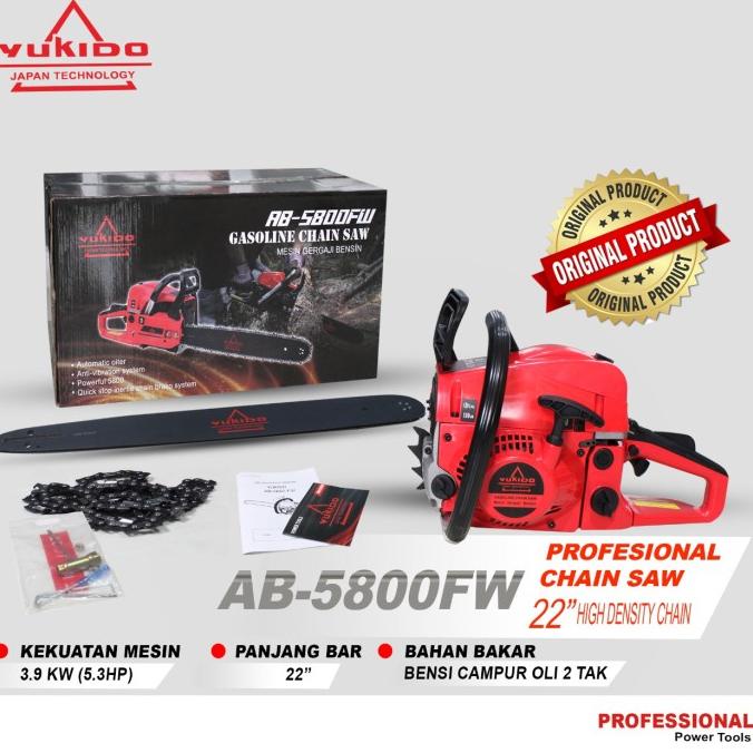 chainsaw mini bensin murah senso 22 inch gergaji mesin potong pohon