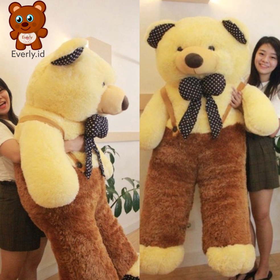 Best Seller.. SNI  Boneka Jumbo Teddy Bear beruang Jojon 2 5 1,5 1meter 1m 90 cm 1 m 90cm  Gandut Be