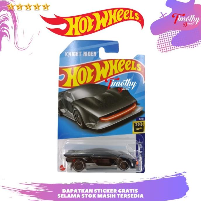 Hot Wheels KITT Concept Hitam Silver Knight Rider Timothy Diecast