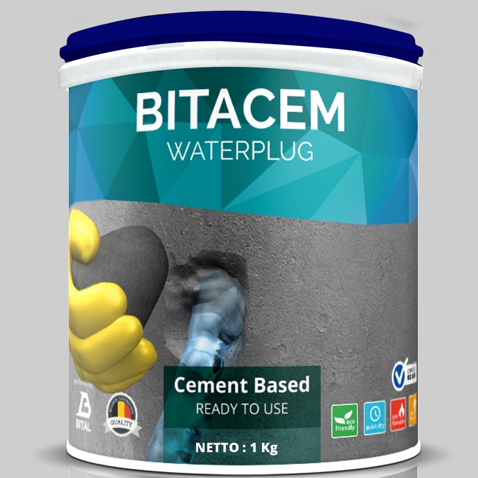 BOOMING. penyumbat kebocoran - Bitacem waterplug 1kg