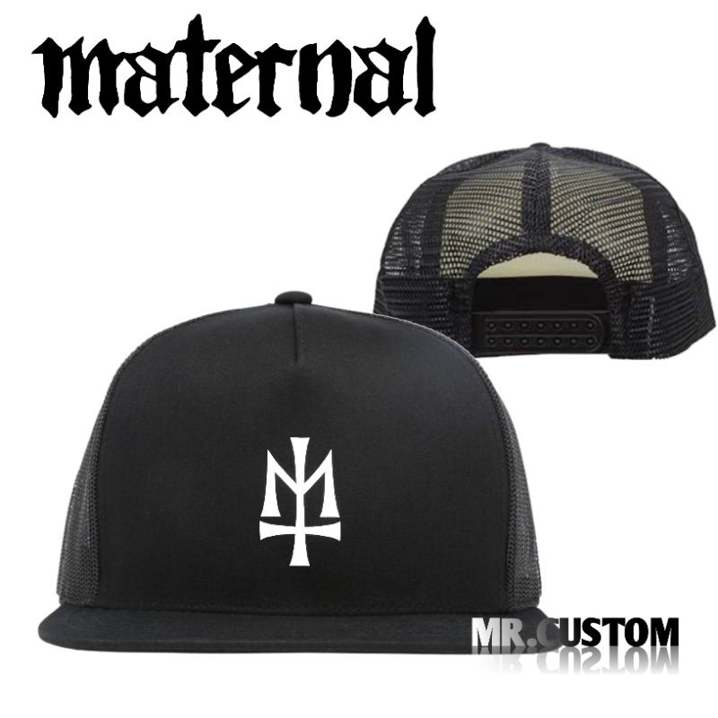 Topi Snapback Maternal Disaster - Snapback Jaring Maternal