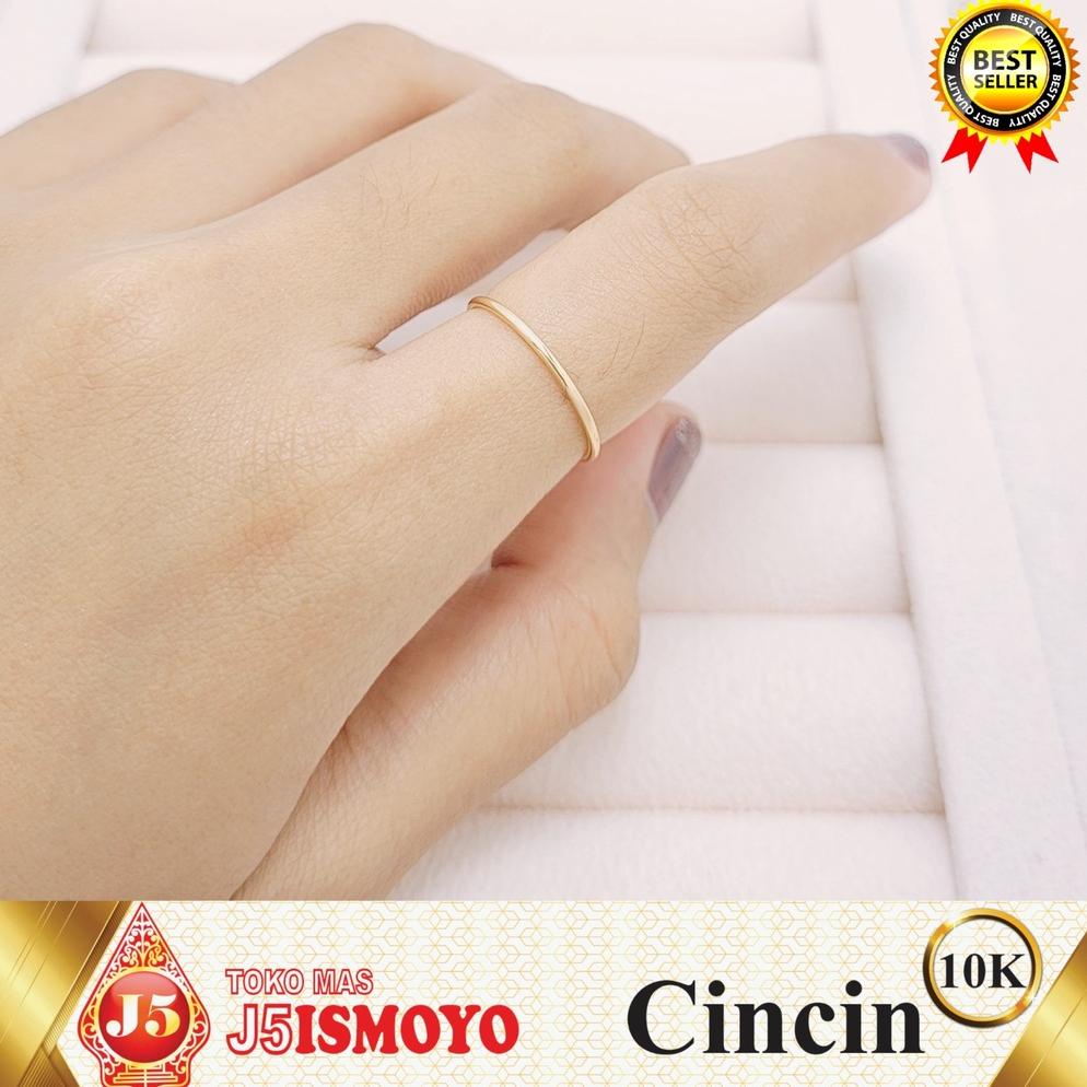 Murah Cincin Emas Viola Model Best Seller , Cincin Pria Wanita, Cincin Korea Style J5 Ismoyo Dwj795
