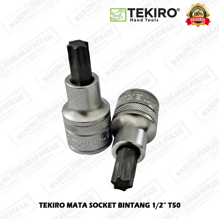 Best Seller Tekiro T50 Mata Kunci Sok L Socket Bit Bintang 1/2" For Cakram Yamaha