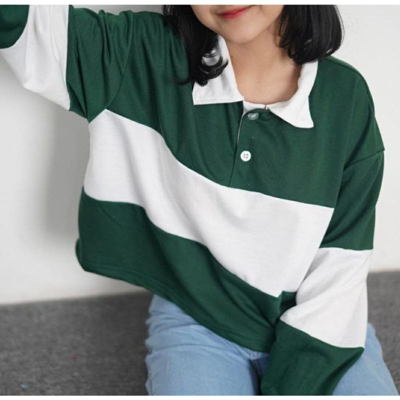 POLLO SWEATER KERAH WANITA - 01 SWEATER KOREA