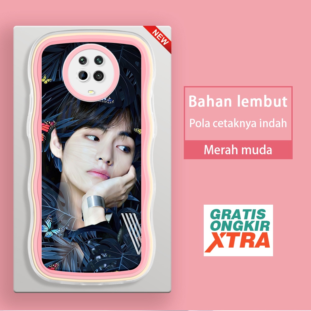 Redmi Note 9S 9 8 7 4 4Pro Pro Xiaomi INS V BTS Kim Tae Hyung BT21 Bangtan Boys Cool Kor Kesing case